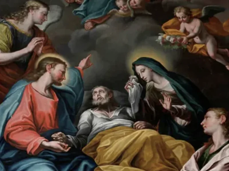 1710-Lorenzo Peracino - La morte di San Giuseppe